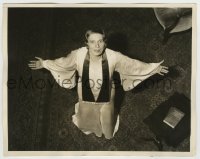 4f1226 AIMEE SEMPLE MCPHERSON 8x10.25 news photo 1933 New York stage play, Roses of the Evangelist!