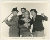 4f1242 AT THE CIRCUS 8x10 still 1939 Groucho, Chico & Harpo Marx fight over pretty Florence Rice!