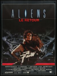 4f0104 ALIENS French 1p 1986 James Cameron, there are some places in the universe you don't go alone!