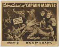 4f0444 ADVENTURES OF CAPTAIN MARVEL chapter 8 TC 1941 great art of Tom Tyler in costume, Boomerang!