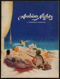 4f0378 ARABIAN NIGHTS softcover book 1942 Sabu, Jon Hall, Maria Montez, cool cover art, ultra rare!