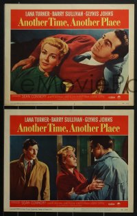 4f0629 ANOTHER TIME ANOTHER PLACE 7 LCs 1958 sexy Lana Turner has an affair w/young Sean Connery!