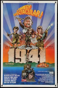 4g0769 1941 style F 1sh 1979 Spielberg, art of John Belushi, Dan Aykroyd & cast by Peter Green!