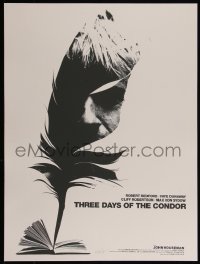 4g0341 3 DAYS OF THE CONDOR signed #27/100 18x24 art print 2012 by artist Jay Shaw, art of Redford!