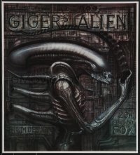 4g0490 ALIEN 20x22 special poster 1990s Ridley Scott sci-fi classic, cool H.R. Giger art of monster!