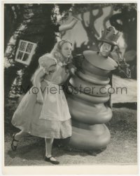 4j0501 ALICE IN WONDERLAND 11x14 still 1933 Charlotte Henry with Edna May Oliver as the Red Queen!