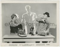 4j1440 ABBOTT & COSTELLO MEET THE INVISIBLE MAN 8x10.25 still 1951 special FX scene in laboratory!