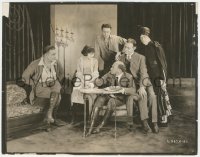 4j1446 AFFAIRS OF ANATOL candid 8x10.25 still 1921 Cecil B. DeMille talks to Wallace Reid & cast!