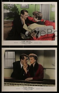 4j1353 AFFAIR TO REMEMBER 8 color 8x10 stills 1957 romantic images of Cary Grant & pretty Deborah Kerr!