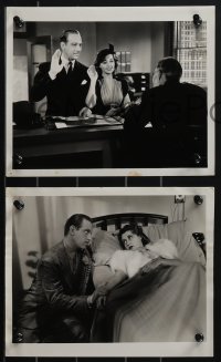 4j1387 AMAZING MR. WILLIAMS 5 8x10 stills 1939 Melvyn Douglas & sexy Joan Blondell by M.B. Paul!