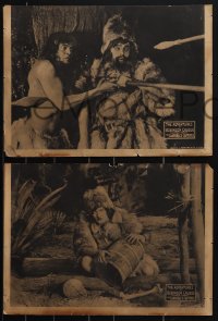 4j0674 ADVENTURES OF ROBINSON CRUSOE 4 chapter 3 LCs 1922 Myers, Noble Johnson as Friday, serial!