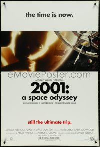 4k0694 2001: A SPACE ODYSSEY DS 1sh R2000 Stanley Kubrick, star child & art of space wheel!