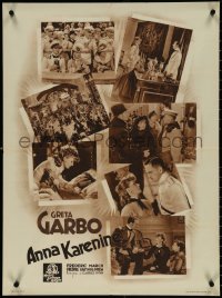 4k0417 ANNA KARENINA French 22x30 R1940s Greta Garbo, Fredric March, Bartholomew, ultra rare!
