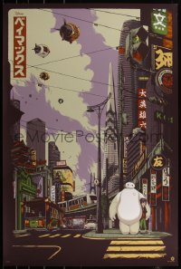 4k0449 BIG HERO 6 #163/196 24x36 art print 2017 Mondo, Ken Taylor, Japanese edition!