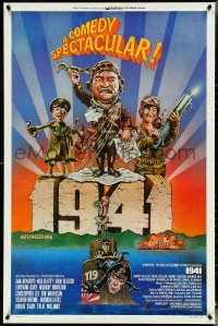 4w0718 1941 style F 1sh 1979 Spielberg, art of John Belushi, Dan Aykroyd & cast by Peter Green!