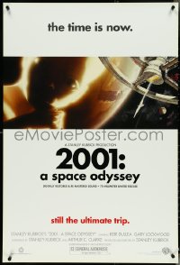 4w0719 2001: A SPACE ODYSSEY DS 1sh R2000 Stanley Kubrick, star child & art of space wheel!