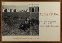 4w0290 ACCATTONE Italian 18x27 pbusta 1961 1st Pier Paolo Pasolini, Franco Citti, prostitution!