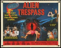4w0504 ALIEN TRESPASS complete set of four posters 2009 8 uncut LCs, one 1sh, 1/2sh & insert!