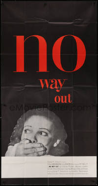 4y0109 NO WAY OUT 3sh 1950 different striking image of Linda Darnell by Erik Nitsche, ultra rare!