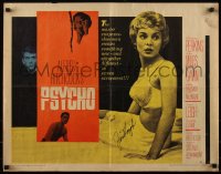 5g0282 PSYCHO signed 1/2sh 1960 by Janet Leigh, directed by Alfred Hitchcock, Anthony Perkins!