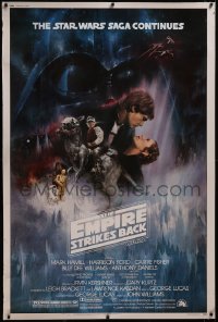5h0233 EMPIRE STRIKES BACK 40x60 1980 most classic Gone With The Wind style art by Roger Kastel!