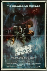 5j0920 EMPIRE STRIKES BACK NSS style 1sh 1980 classic Gone With The Wind style art by Roger Kastel!