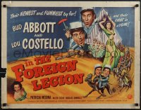 5k0659 ABBOTT & COSTELLO IN THE FOREIGN LEGION style A 1/2sh 1950 art of Bud & Lou as Legionnaires!