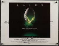 5k0661 ALIEN int'l 1/2sh 1979 Ridley Scott outer space sci-fi monster classic, cool egg image!