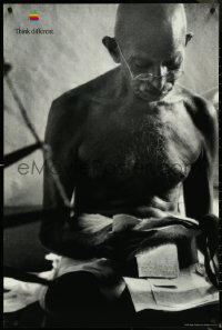 5k0202 APPLE 24x36 advertising poster 1998 cool image of Mahatma Gandhi, ultra rare!