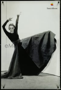 5k0203 APPLE 24x36 advertising poster 1998 cool image of dancer Martha Graham!