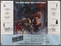 5p0097 EMPIRE STRIKES BACK subway poster 1980 Gone With The Wind style art by Roger Kastel!