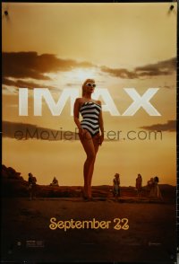 5w0651 BARBIE IMAX teaser DS 1sh 2023 wild image of sexy giant Margot Robbie in title role!