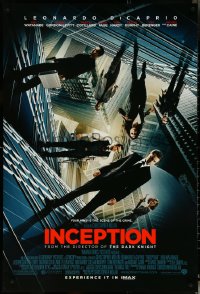 5w0807 INCEPTION IMAX DS 1sh 2010 Christopher Nolan, Leonardo DiCaprio, Gordon-Levitt!