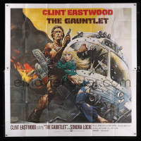 5y0556 GAUNTLET 6sh 1977 great art of Clint Eastwood & Sondra Locke by Frank Frazetta!