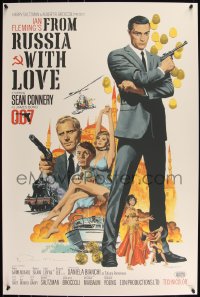 6a0287 FROM RUSSIA WITH LOVE signed #10/22 artist's proof 24x36 art print 2019 by Paul Mann, Bond!