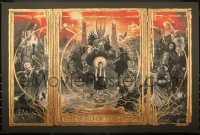 6a0440 LORD OF THE RINGS TRILOGY #19/25 artist's proof 24x36 art print 2020 Triptych, gold foil ed.!