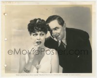 6b1174 BLACK FRIDAY 8x10 still 1940 close up of creepy Bela Lugosi over Anne Nagel's shoulder!