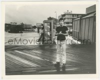 6b1192 BRUCE SPRINGSTEEN 8x10 still 1979 the legendary rockstar on the boardwalk at Asbury Park!
