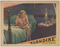 6b0503 KLONDIKE LC 1932 sexy pre-Code Thelma Todd barely dressed on bed in Alaska, ultra rare!