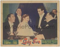 6b0506 LADY EVE LC 1941 Preston Sturges, Henry Fonda is sure that he knows Barbara Stanwyck, rare!
