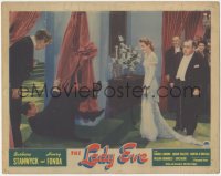 6b0507 LADY EVE LC 1941 Barbara Stanwyck literally trips up Henry Fonda, Preston Sturges classic!