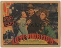 6b0518 LOST HORIZON LC 1937 Frank Capra, close up of Ronald Colman between Jane Wyatt & Margo!