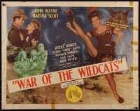 6c0442 IN OLD OKLAHOMA style A 1/2sh R1940s John Wayne, Scott, War of the Wildcats, ultra rare!