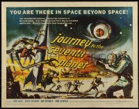 6c0448 JOURNEY TO THE SEVENTH PLANET 1/2sh 1961 they have terrifying powers of mind over matter!