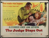 6c0450 JUDGE STEPS OUT style A 1/2sh 1948 pretty Ann Sothern in hammock with Alexander Knox!