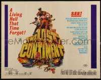 6c0457 LOST CONTINENT 1/2sh 1968 discovered in its monstrous horror, living hell that time forgot!