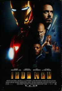6c0786 IRON MAN int'l advance DS 1sh 2008 Robert Downey Jr. is Iron Man, Gwyneth Paltrow!