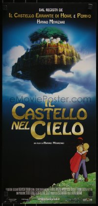 6c0151 CASTLE IN THE SKY Italian locandina 2012 cool Hayao Miyazaki fantasy anime, Studio Ghibli!