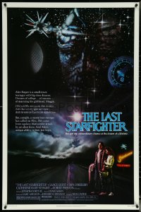 6c0800 LAST STARFIGHTER 1sh 1984 Catherine Mary Stewart & Lance Guest as video game pilot!