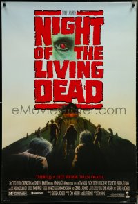 6c0846 NIGHT OF THE LIVING DEAD 1sh 1990 Tom Savini, from George Romero screenplay, zombies!